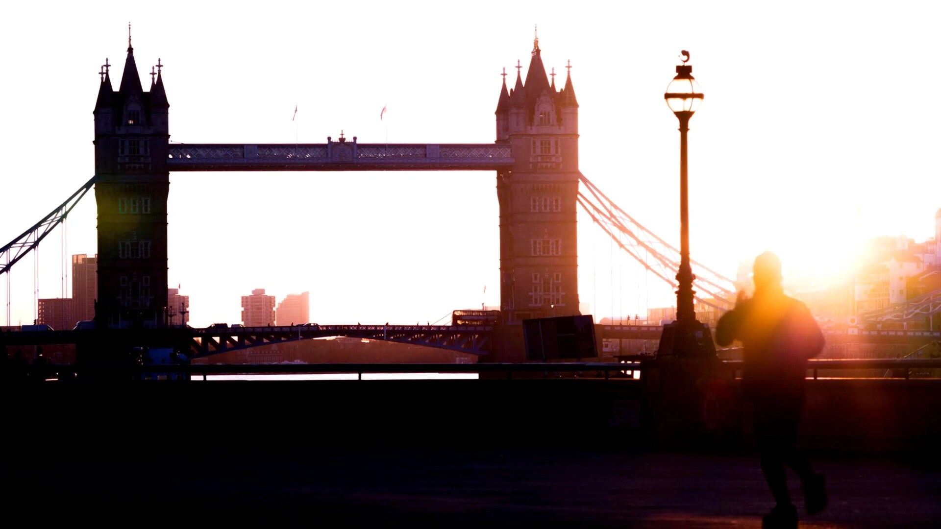 Running by Tower Bridge