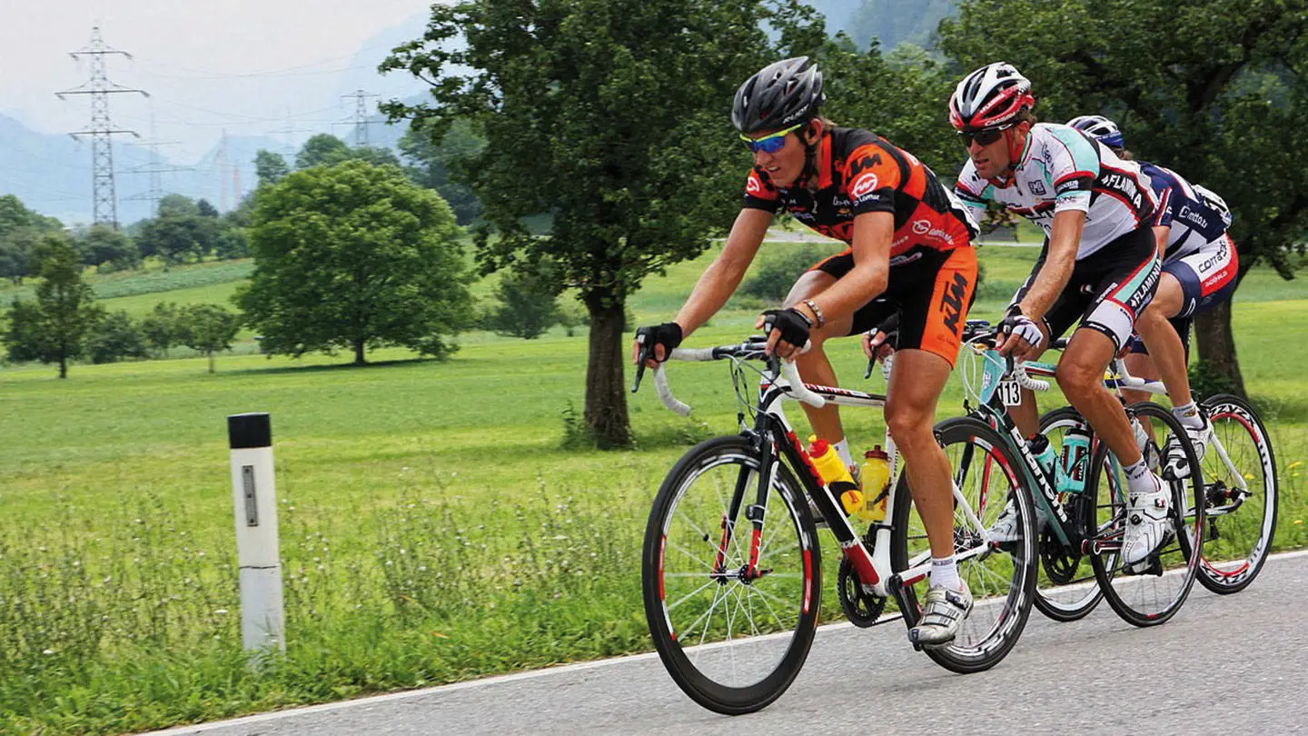 Cyclists in Mallorca