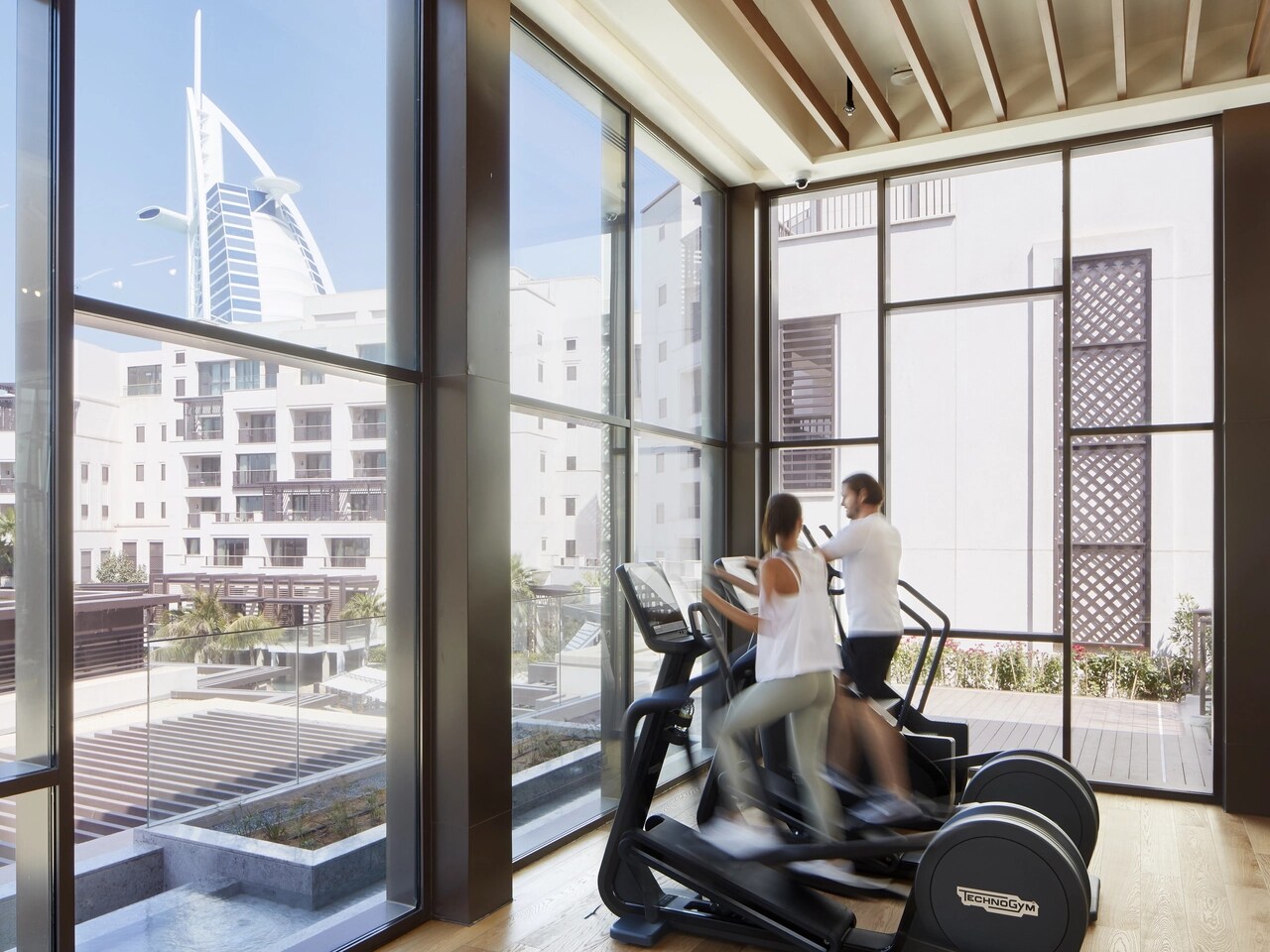 Jumeirah Al Naseem - Talise Fitness - Couple on Treadmill 2