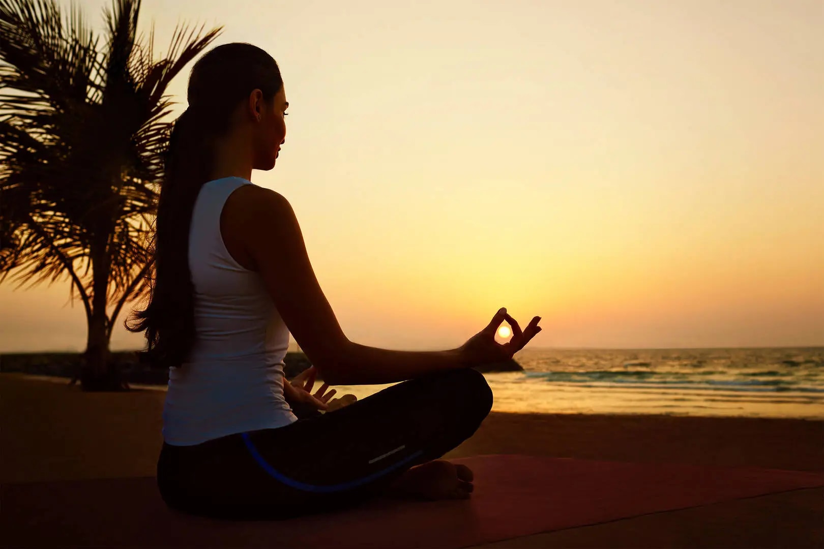 Sunset yoga at Talise Spa, Madinat Jumeirah