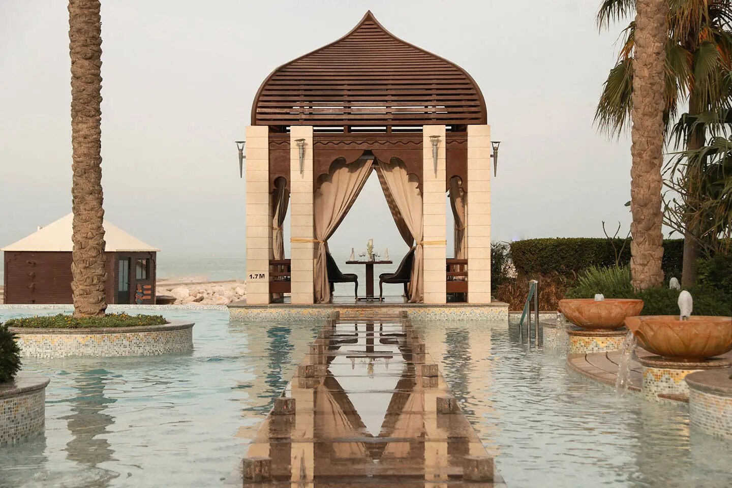 Romantic Dinner at Infinity Pool Jumeriah Messilah Beach Hotel & Spa