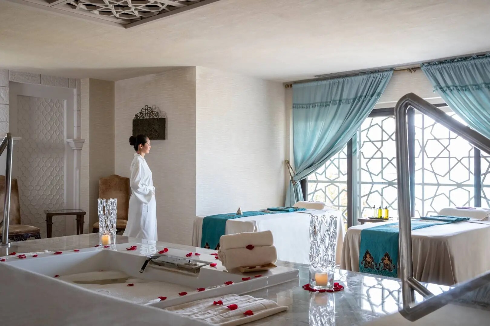 A treatment room at the Talise Ottoman Spa