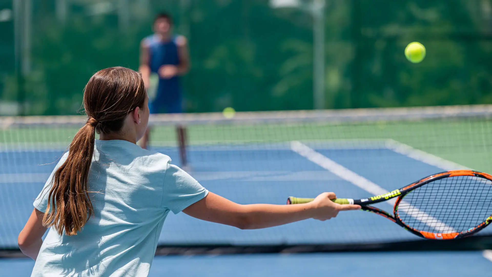 Tennis lesson at Jumeirah Beach Hotel