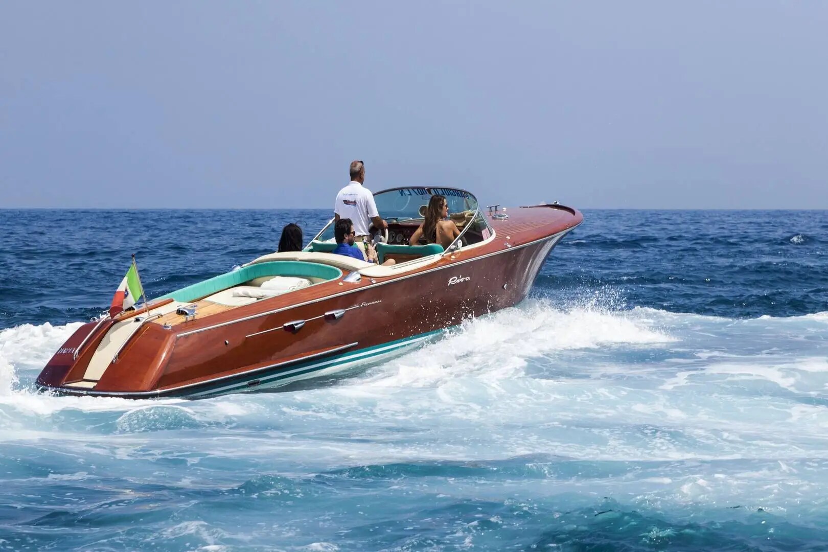 Speed boat in Capri