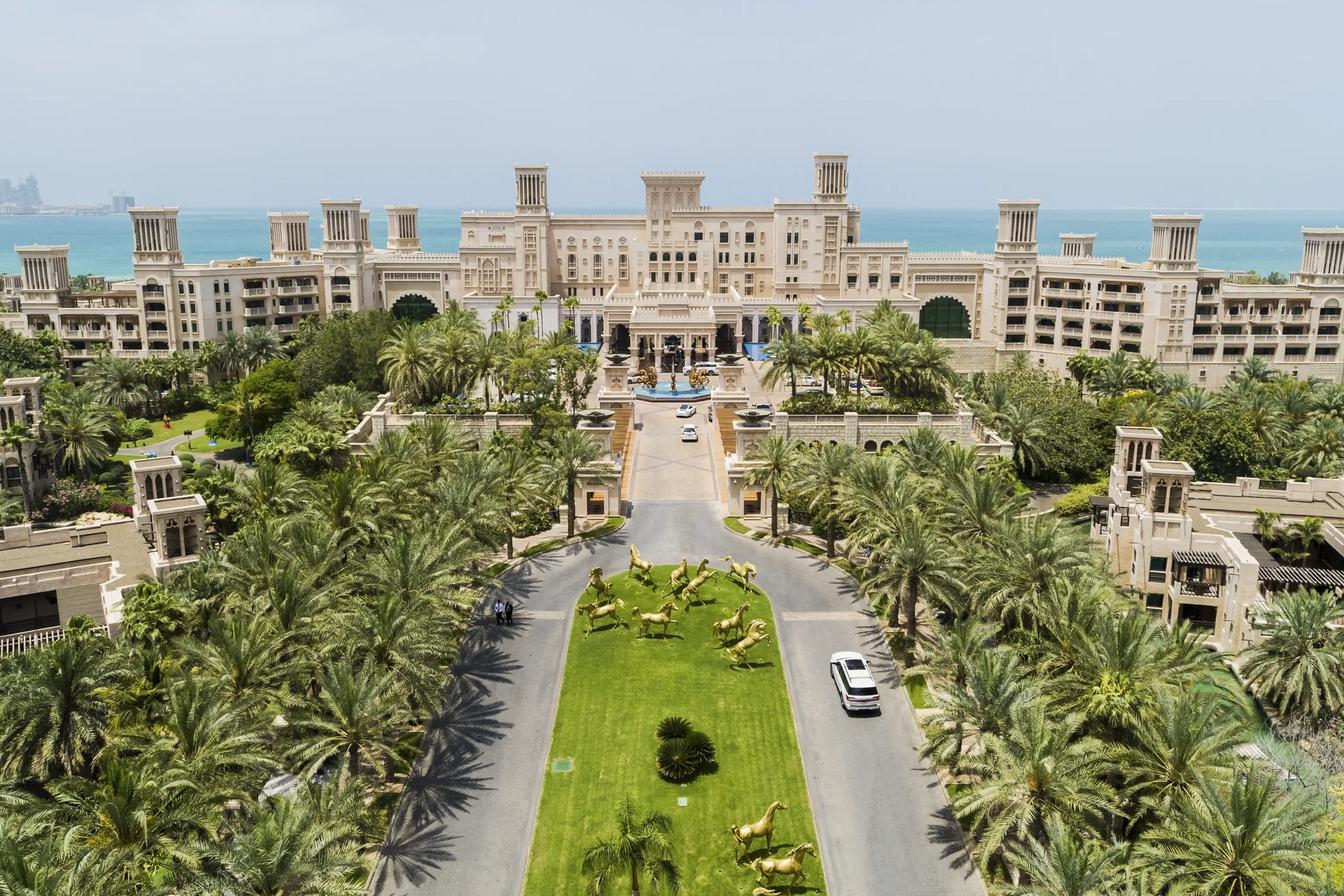 Jumeirah Al Qasr - Entrance - Aerial - Drone    