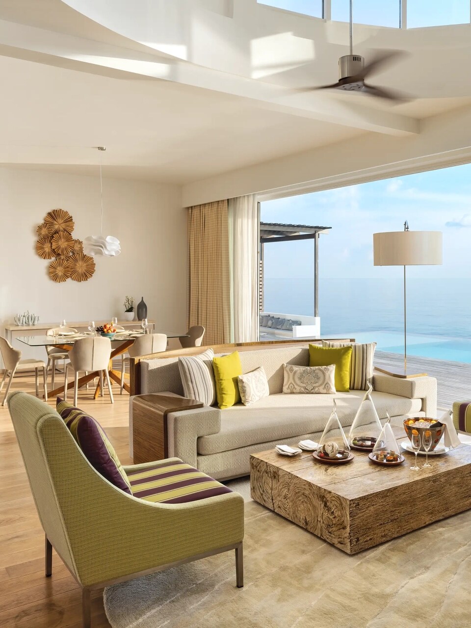 Jumeirah Maldives - Two Bedroom Water Residence - Living Area 3