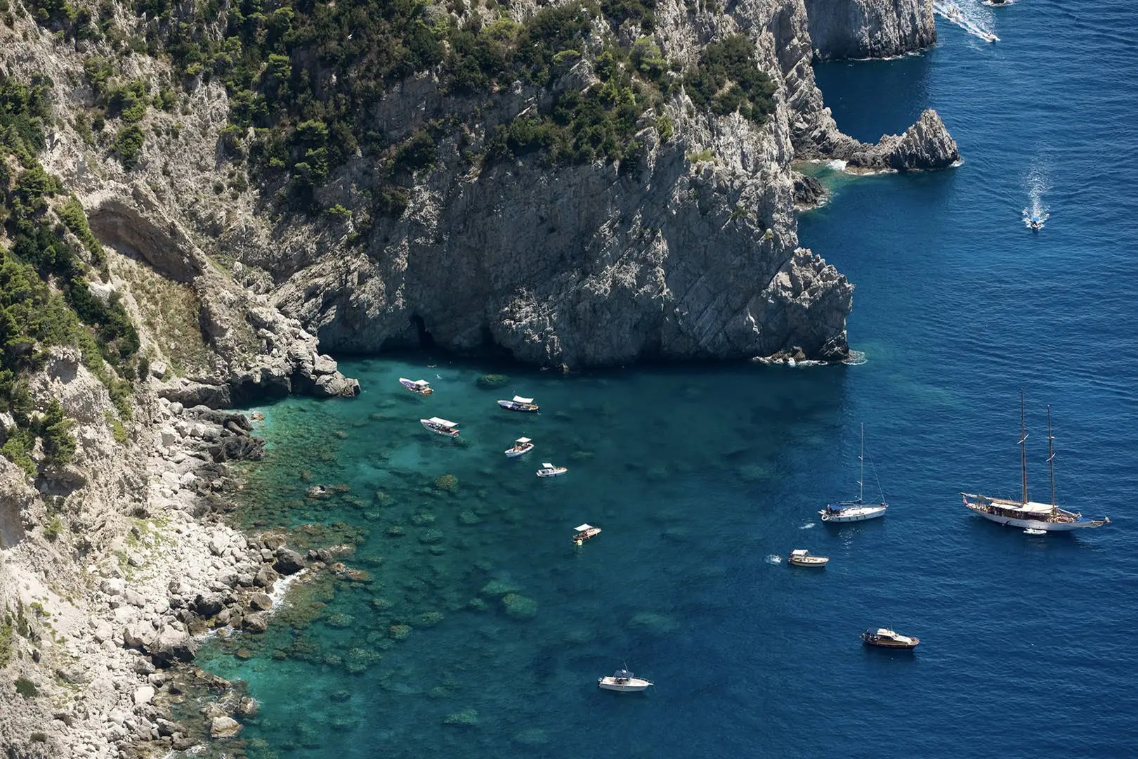 Capri Palace Jumeirah cliffside view