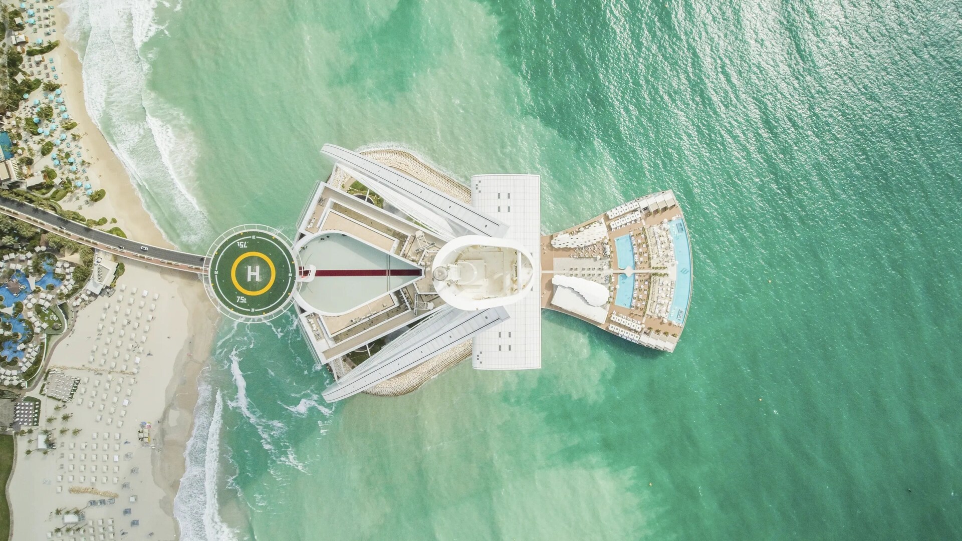 Burj Al Arab Jumeirah - Aerial - Drone