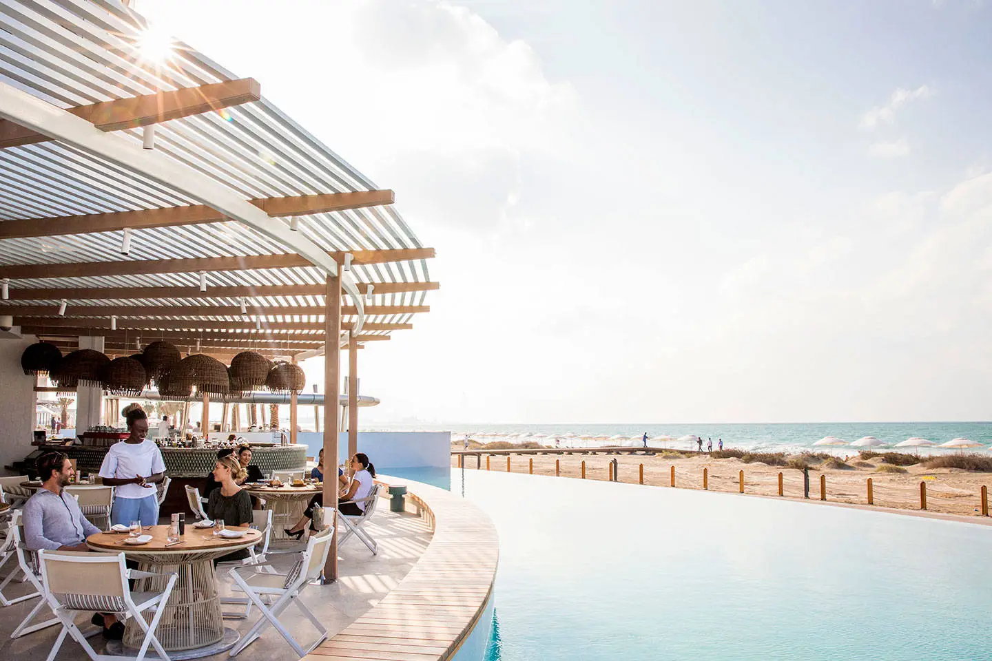 Jumeirah at Saadiyat Island Resort Mare Mare Dining Area